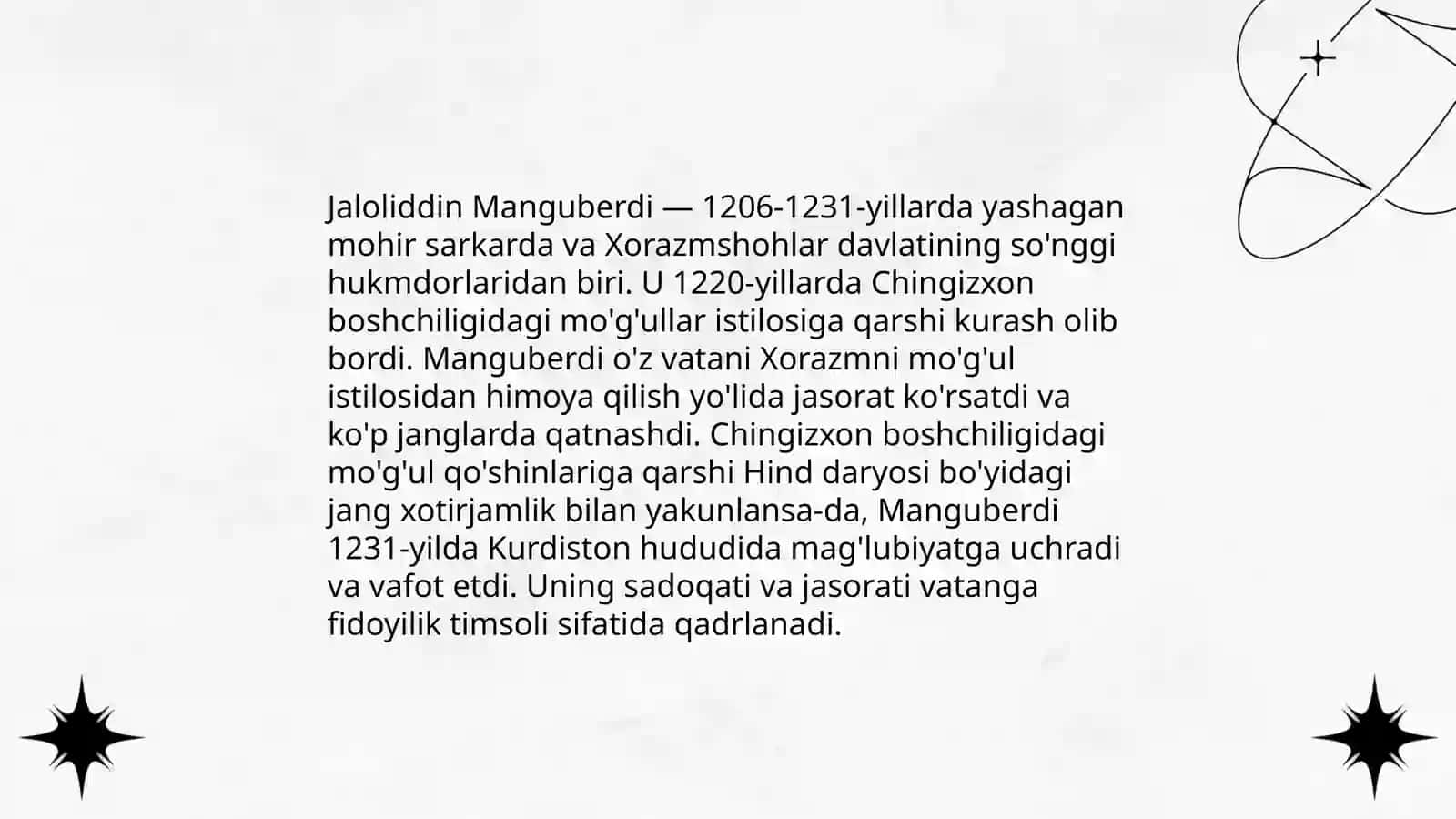 Jaloliddin Manguberdi-Vatan himoyachisi 4