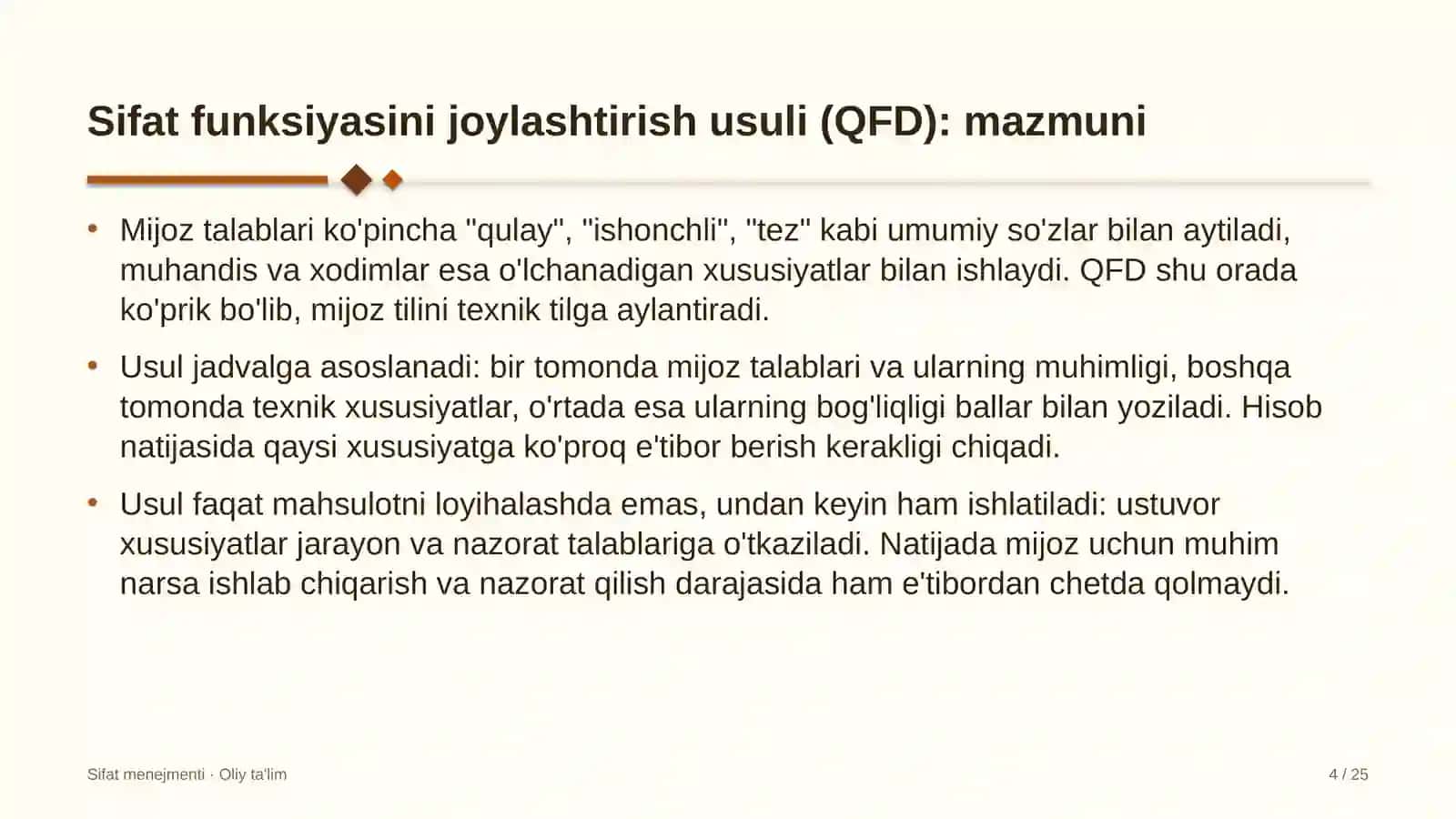 Lombardlarda sifat funksiyasini joylashtirish usulini qo'llash 4