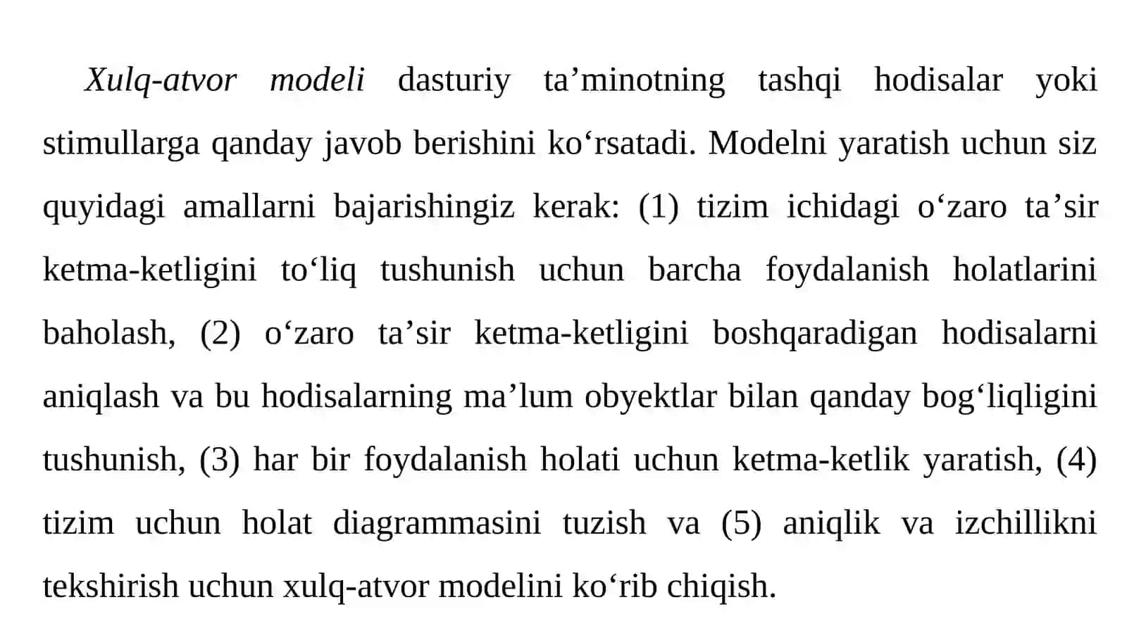 Talablarni modellash: Rejim, shablonlar va veb/mobil ilovalar 4