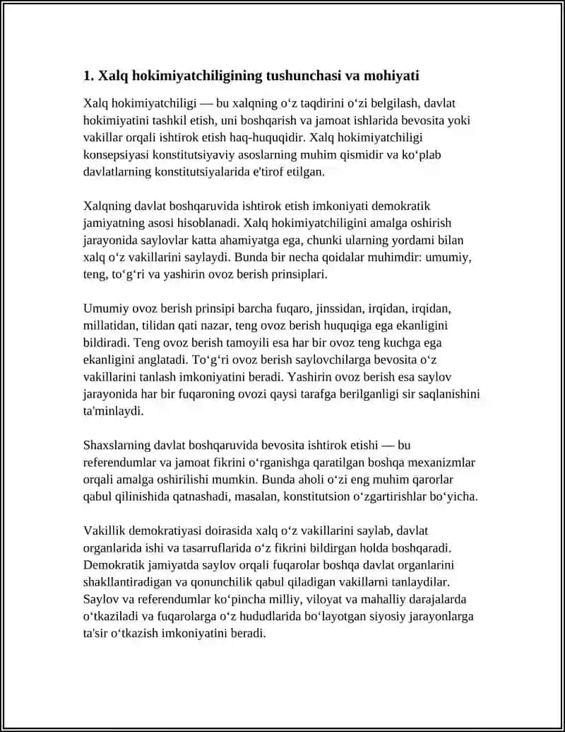 XALQ HOKIMIYATCHILIGINING KONSTITUTSIYAVIY ASOSLARI 4