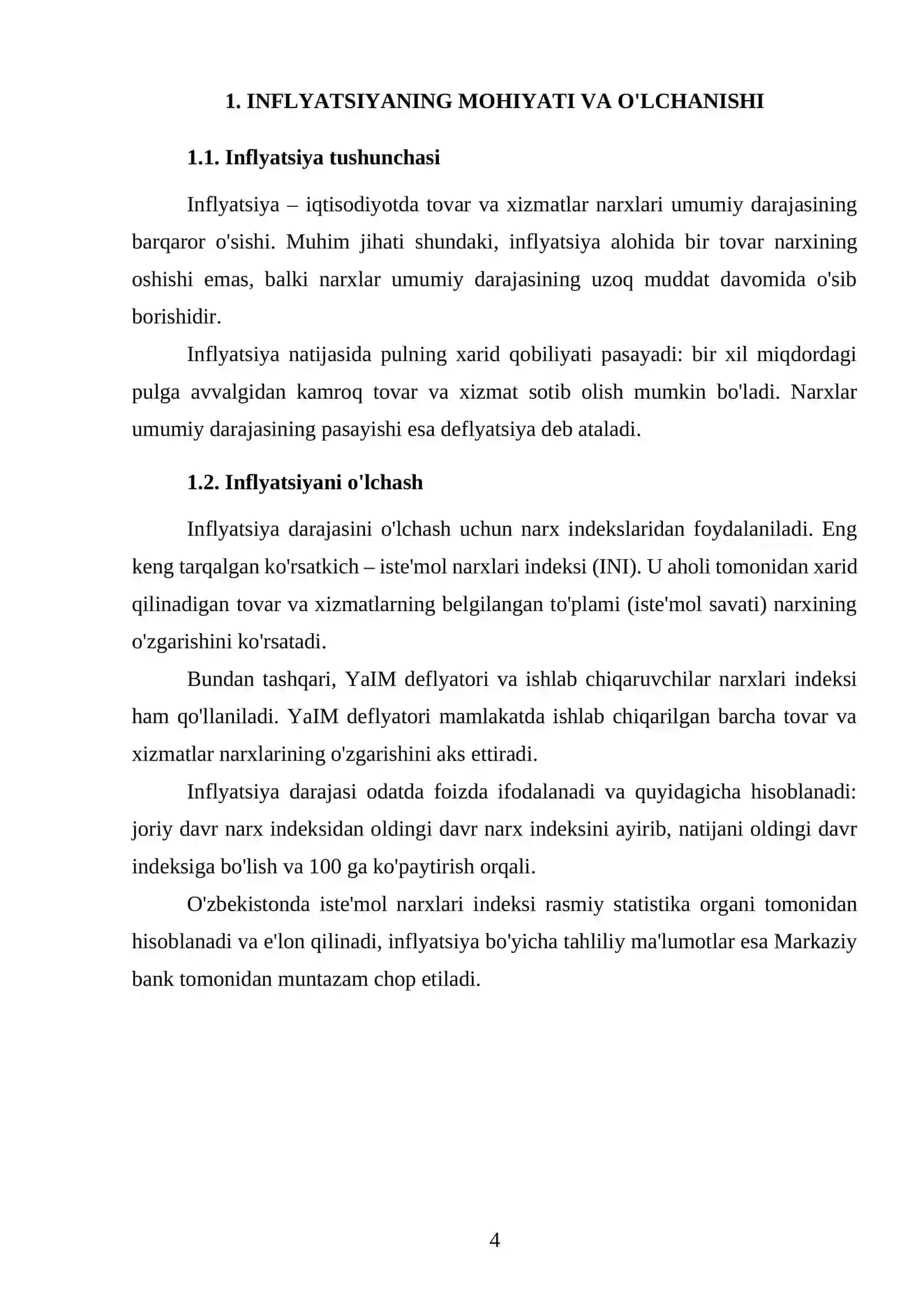 Inflyatsiya: turlari, sabablari va oqibatlari 4