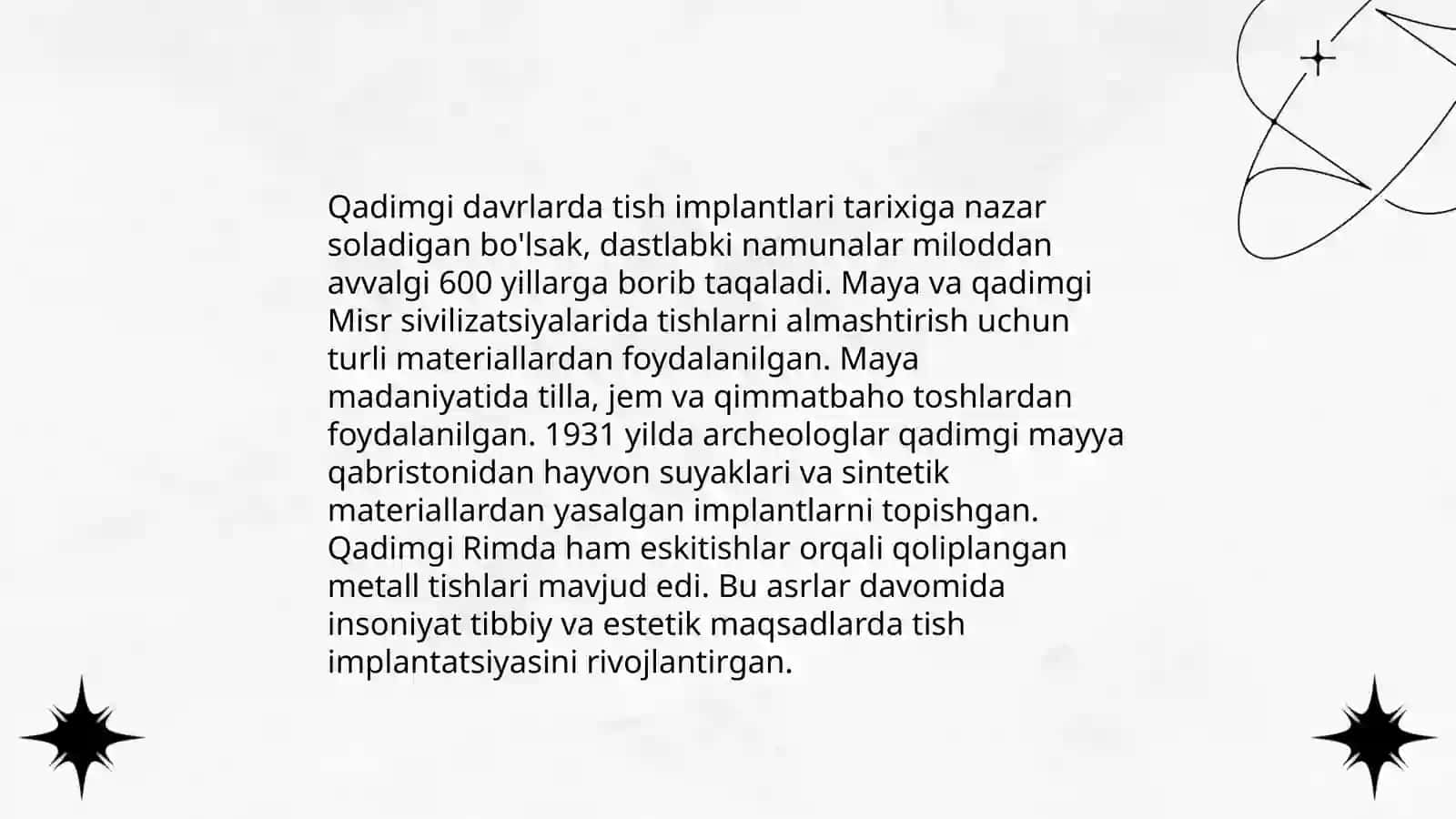Imoplantologiya tarixi 4
