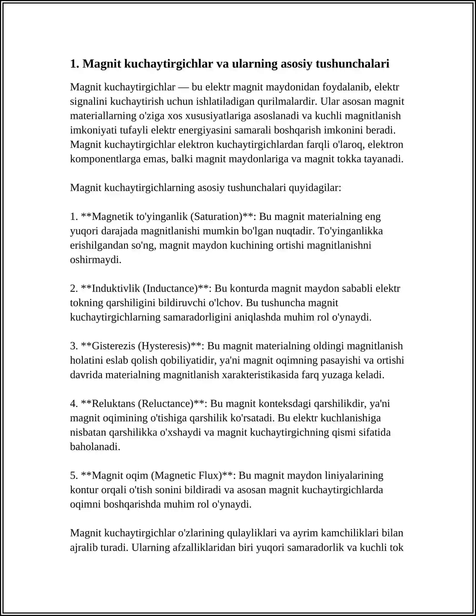 MAGNIT KUCHAYTIRGICHLAR 4