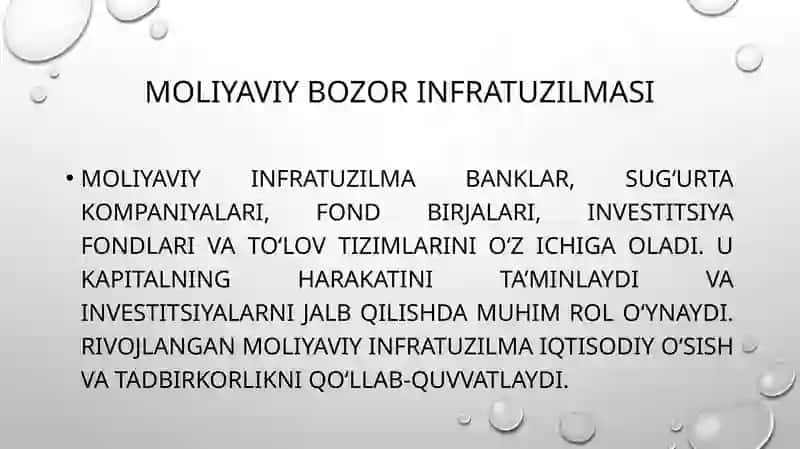 Bozor infratuzilmasi 4