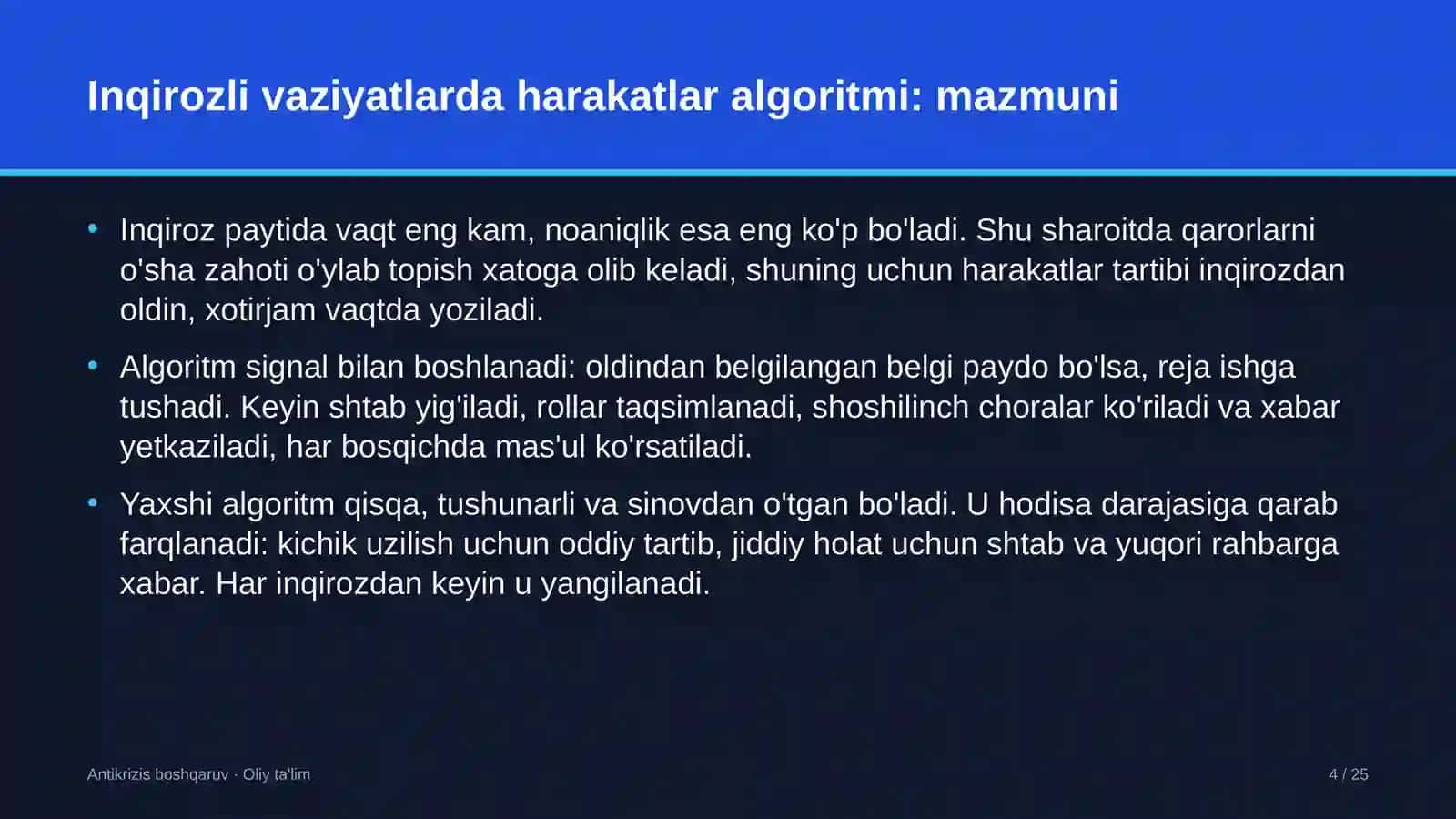 sud tibbiy ekspertiza muassasalarida inqirozli vaziyatlarda harakatlar algoritmini ishlab chiqish 5409 4