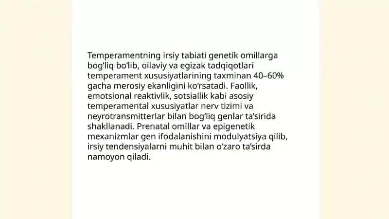 Xarakter va irsiyat 4