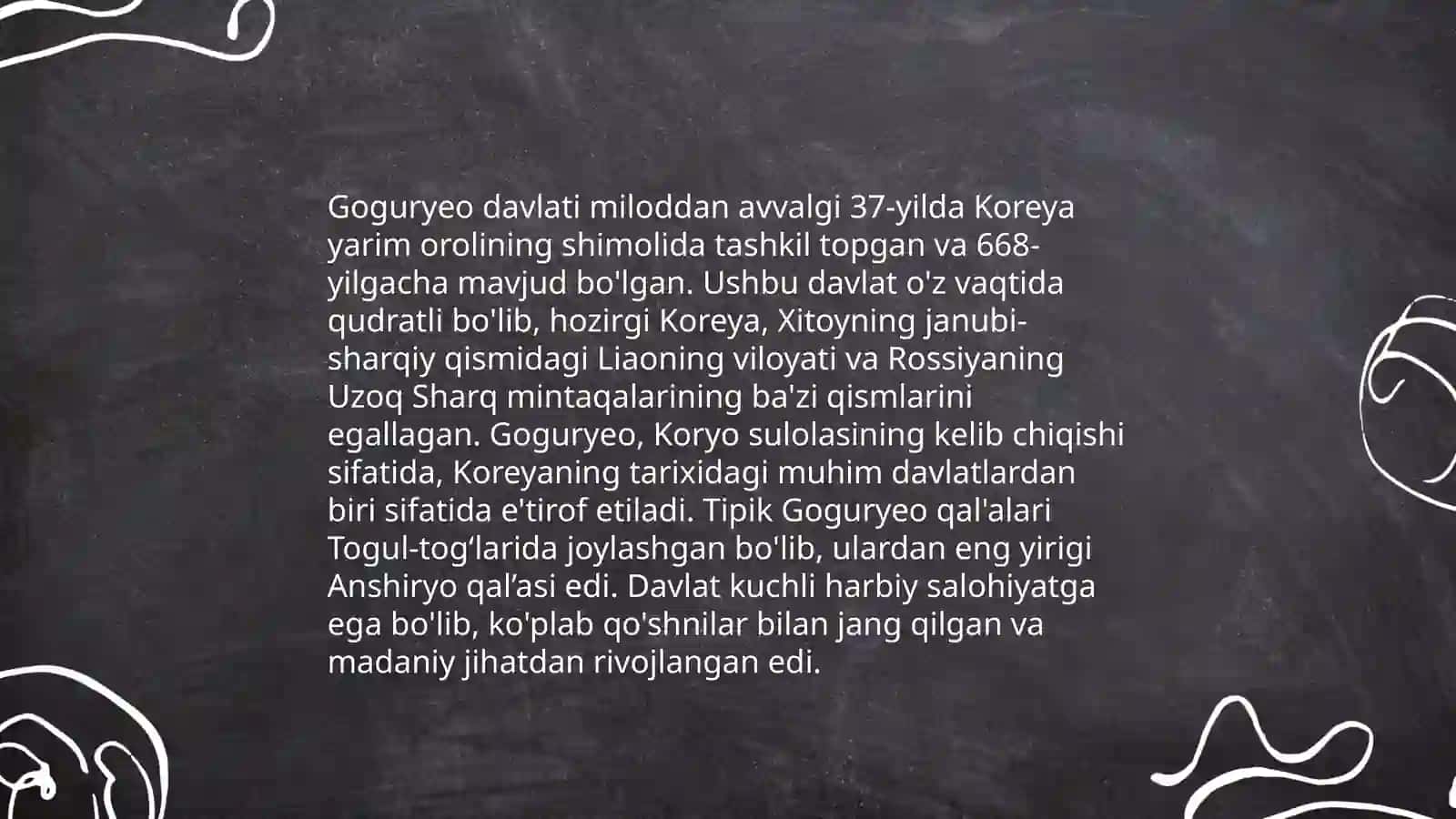 Oʻrta asrlarda Koreya davlati taqdimot 4