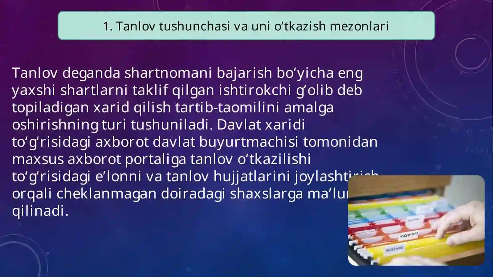 TANLOV SAVDOLARI 4