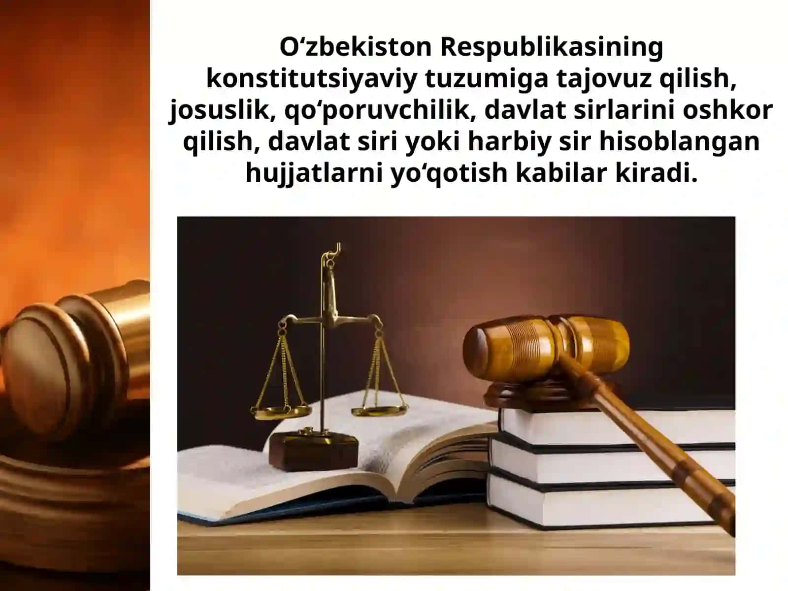 11-sinf Huquq fanidan Tinchlik va xavfsizlikka qarshi jinoyatlar dars taqdimot 4