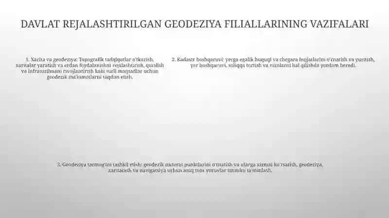 Davlat Planli Geodezik Shaxobchalari 4