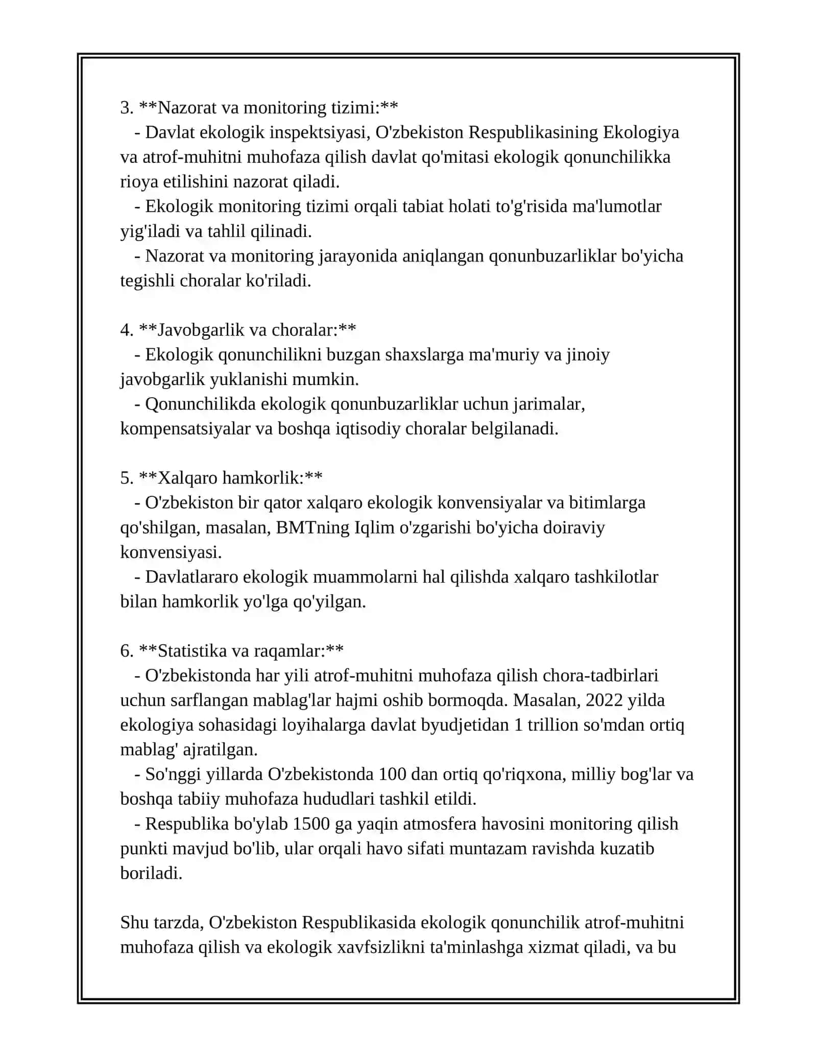 DAVLAT HOKIMIYAT ORGANLARIDA EKOLOGIYA MASALALARI 4