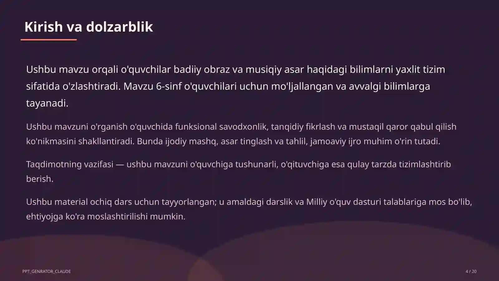 Me'morchilik yodgorliklari: Registon va Ichan-qal'a (6-sinf) 4