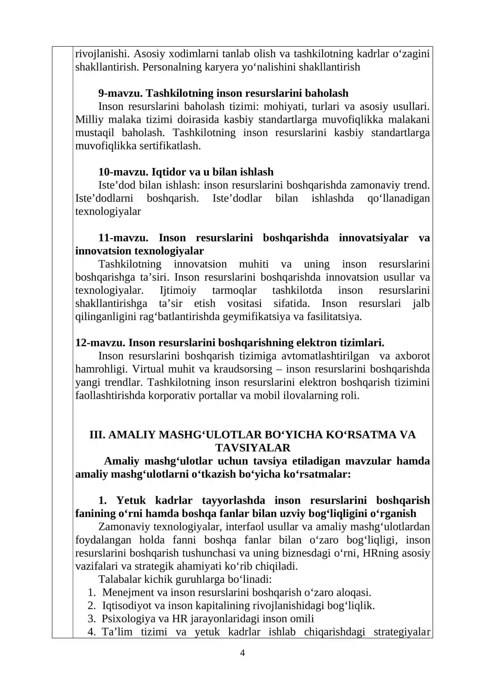 INSON RESURSLARINI BOSHQARISH 4
