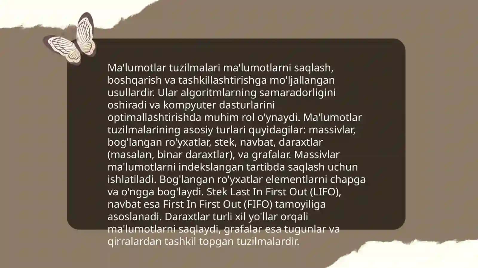 Uzluksiz tizimda informatika va axborot texnologiyalari fanlarining mazmunini 4