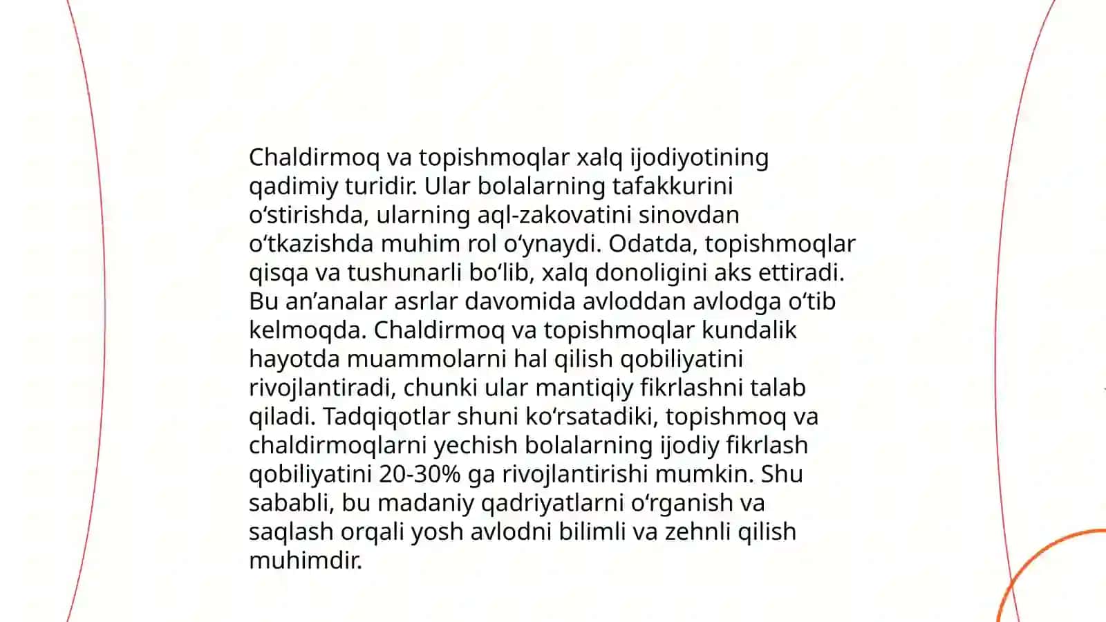 Topishmoq va chaldirmoqning uygʻun va farqli xossalari 4