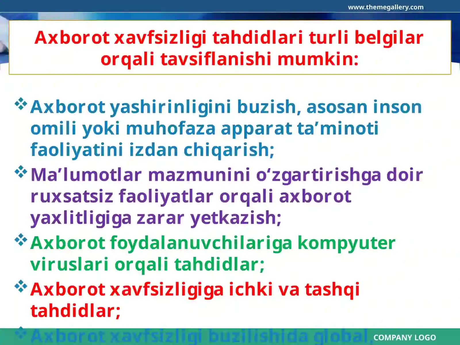 11-sinf Informatika va axborot texnologiyalari fanidarsligi asosida 28-mavzu 4