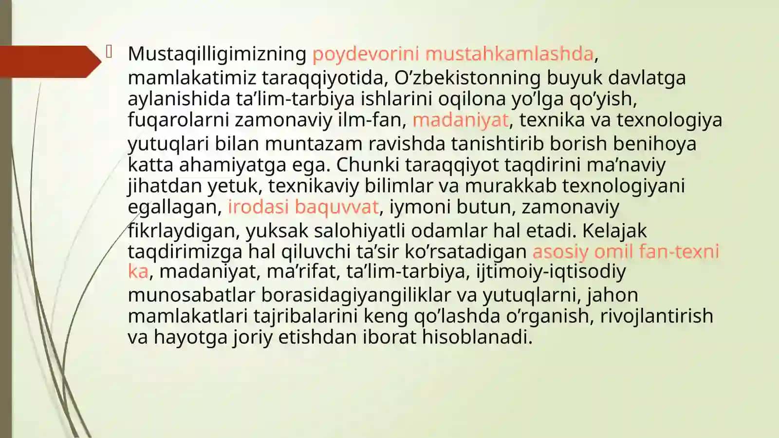 O’ZBEKISTONDA TA’LIM RIVOJLANISHI ISTIQBOLLARI 4
