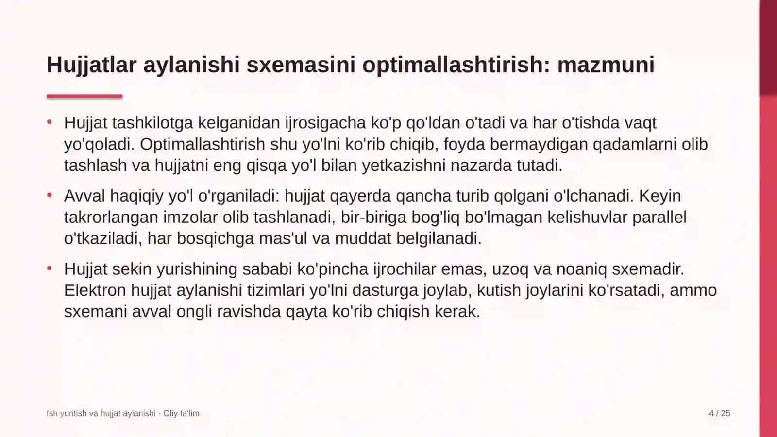 gipermarketlarda hujjatlar aylanishi sxemasini optimallashtirish 7696 4