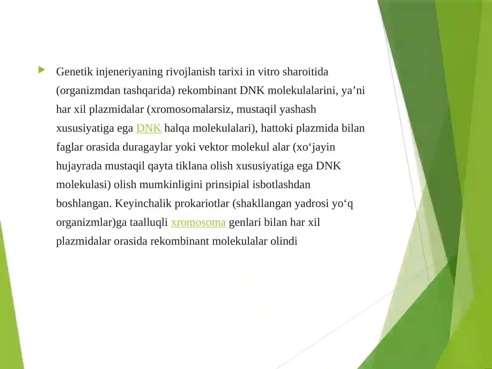 GEN INJENERLIGI YORDAMIDA NOYOB OQSILLARNI SINTEZLASH. 4