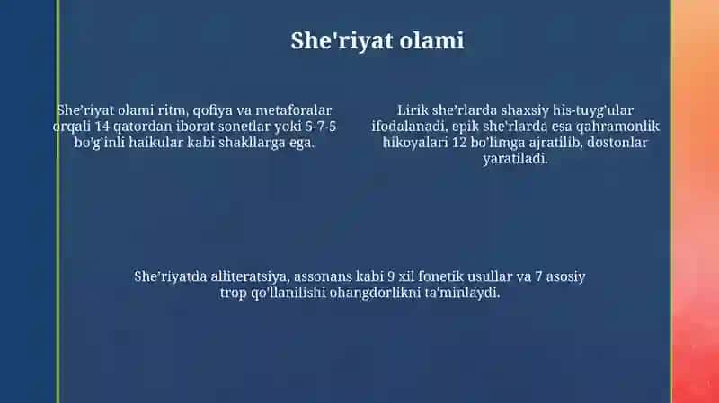 20 ta she'r, nasriy va dramatik parchalar 4