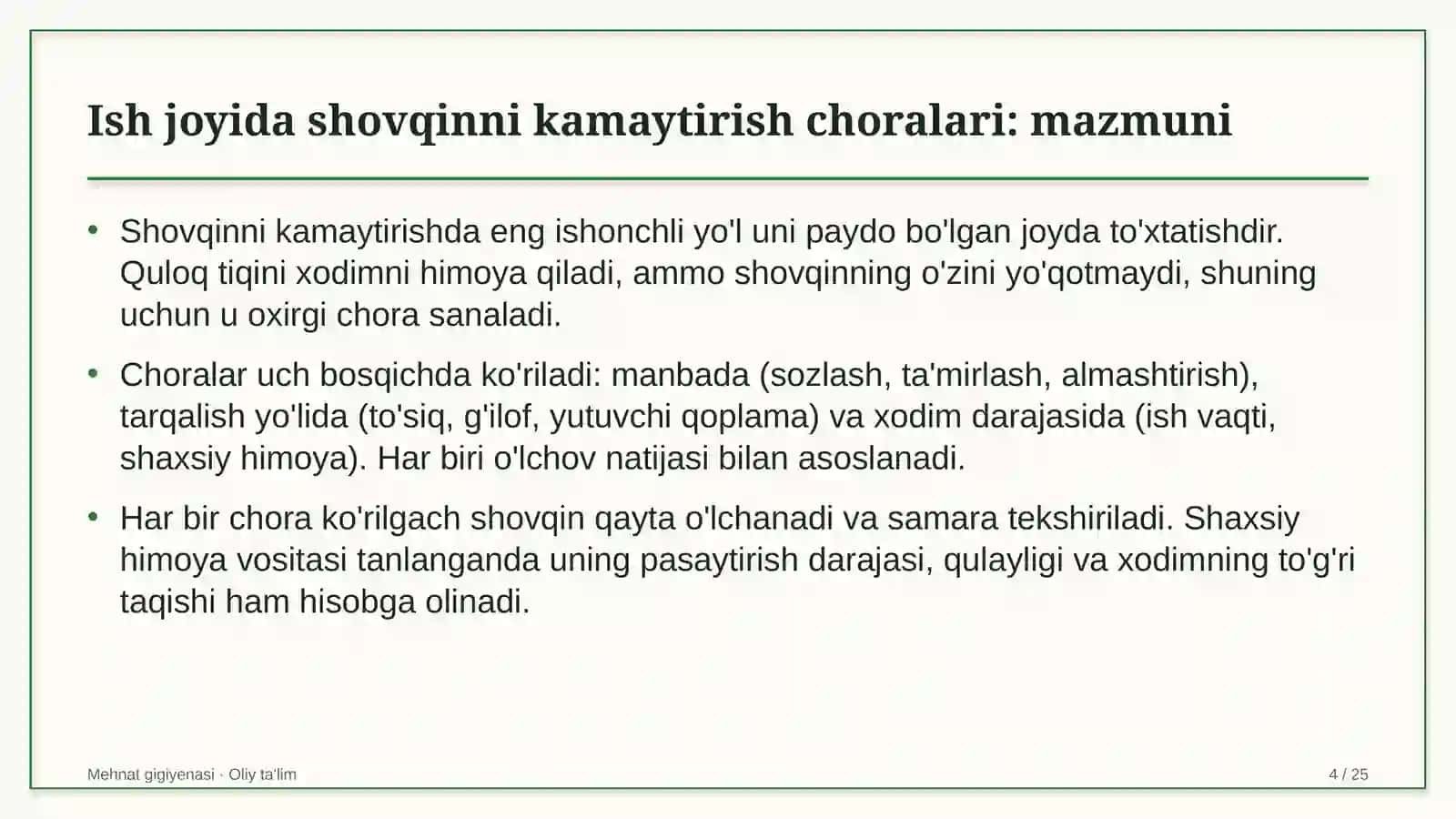 auditorlik tashkilotlarida ish joyida shovqinni kamaytirish choralari 4229 4