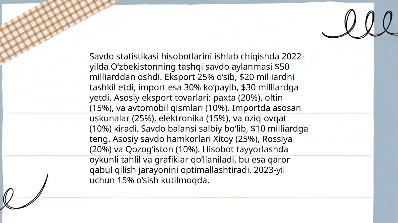 Excelda Moliyaviy Hisobotlar Tayyorlash 4