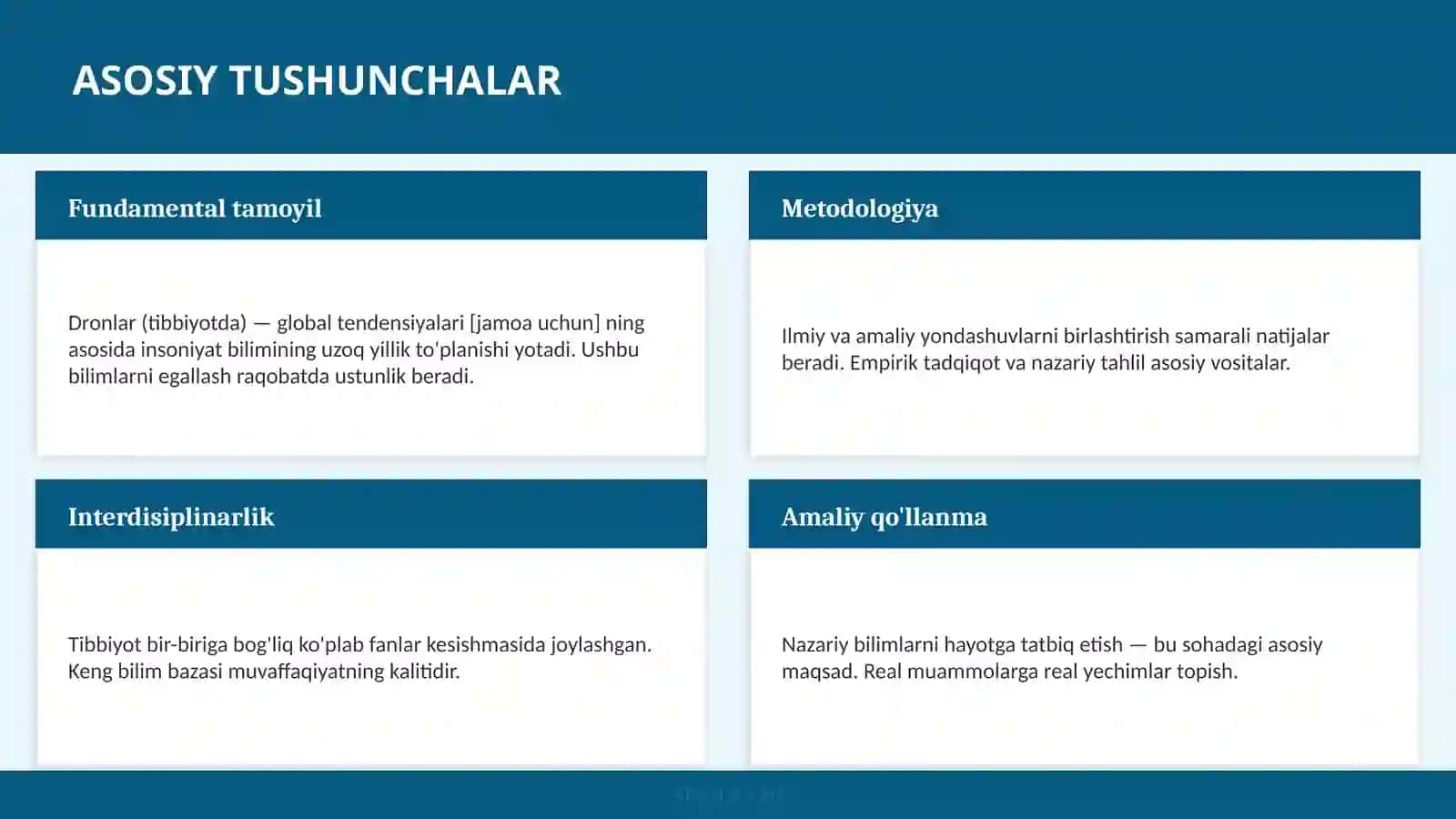 DRONLAR (TIBBIYOTDA) — GLOBAL TENDENSIYALARI [JAMOA UCHUN] 4