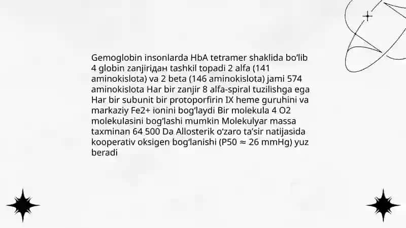 Gemoglobin va uning turlari 4