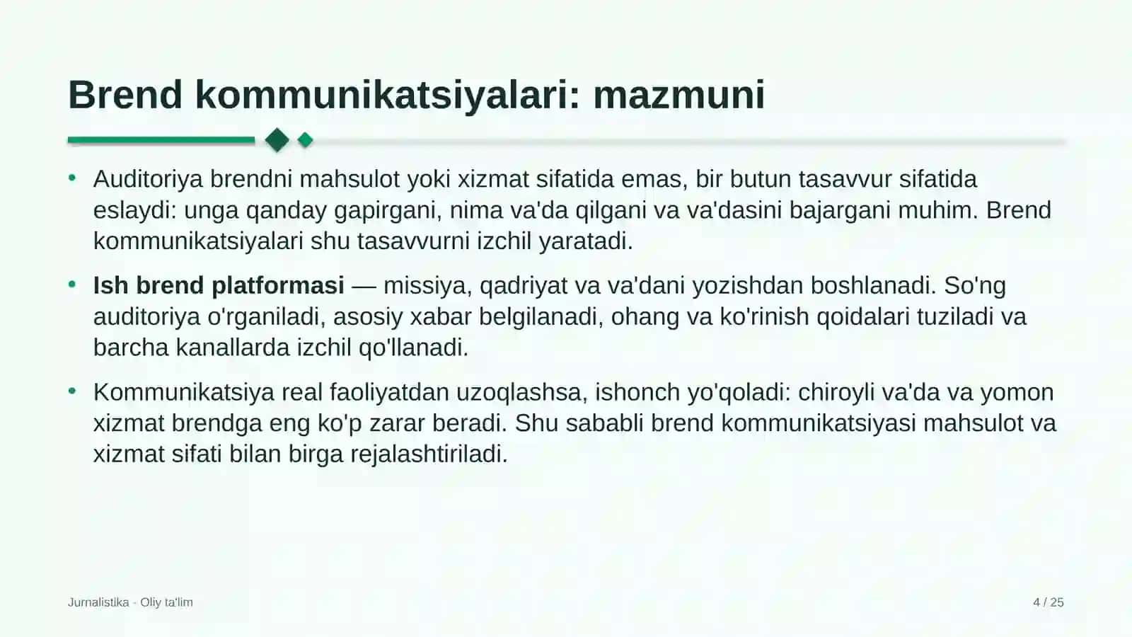 Dasturiy ta'minotni testlash sohasida brend kommunikatsiyalari 4