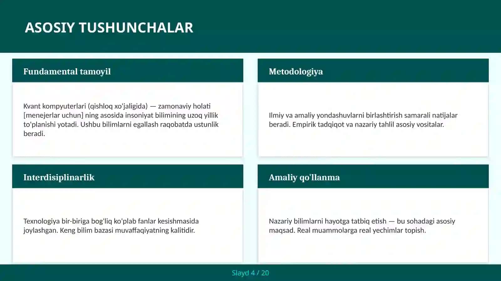 Kvant kompyuterlari (qishloq xo'jaligida) — zamonaviy holati [menejerlar uchun] 4
