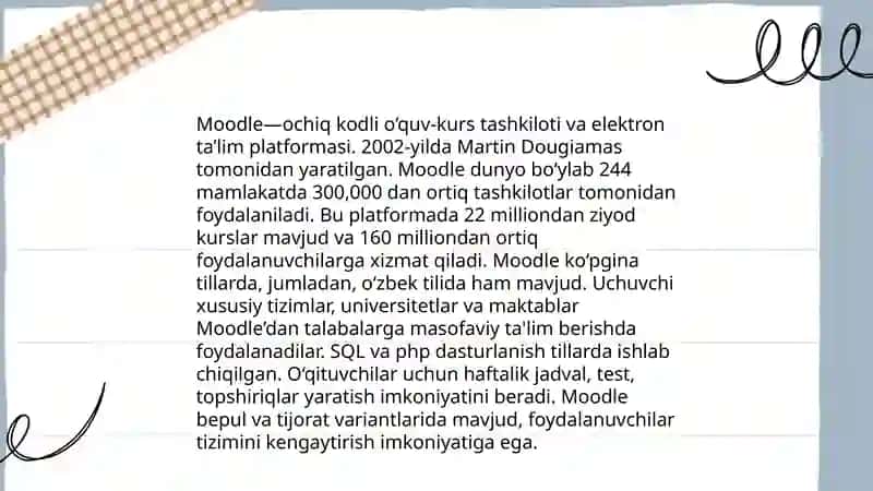 LMS MOODLE kurs yaratish va uni sozlash 4