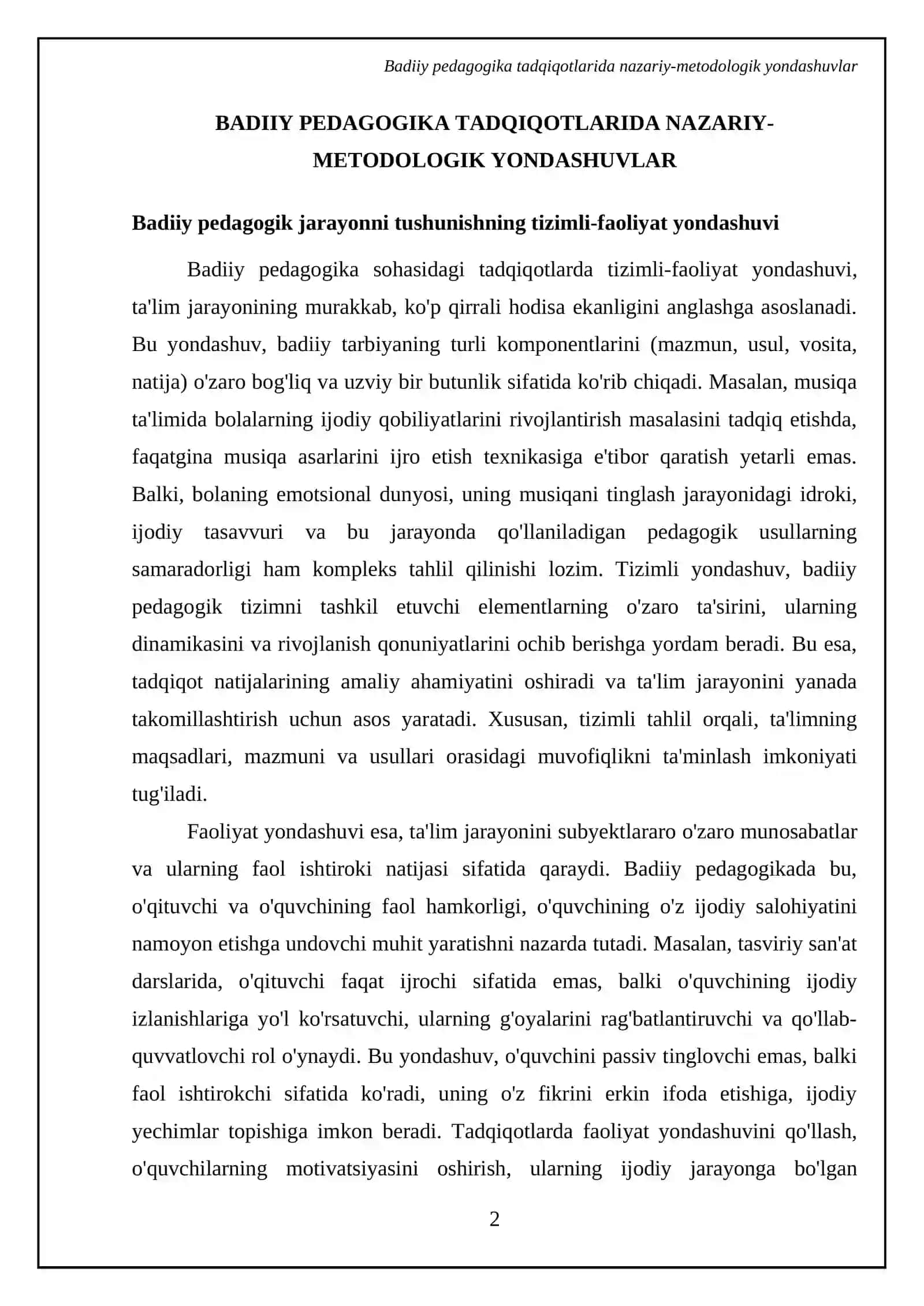 Badiiy pedagogika fanining ilmiy-tadqidot metodlari 4