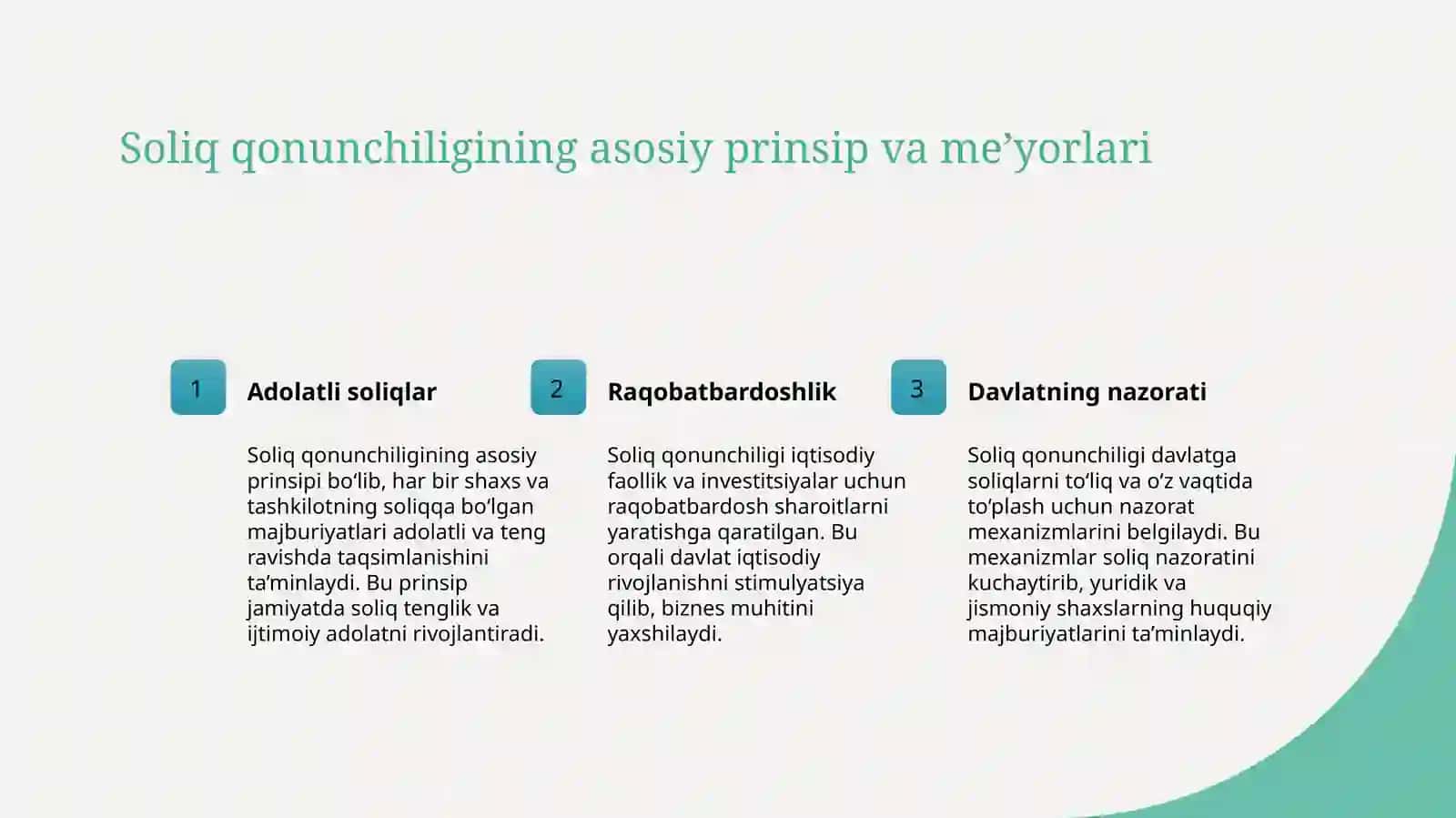 Yuridik va jismoniy shaxslarni soliqqa tortish asoslari 4