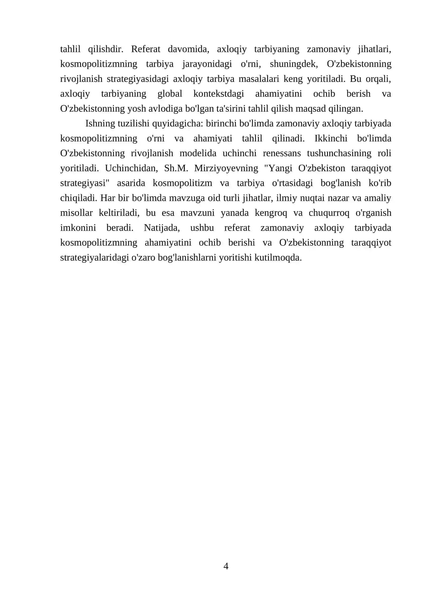 Zamonaviy axloqiy tarbiyada kosmopotolizmga moyillik 4