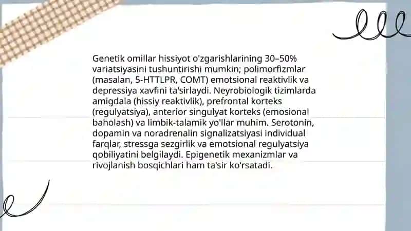 Hissiyot va emotsiyadagi individual farqlar 4