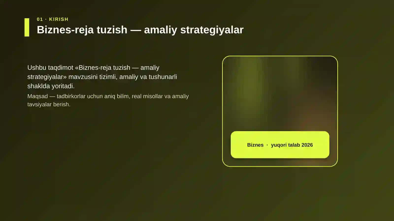 Biznes-reja tuzish — amaliy strategiyalar 4