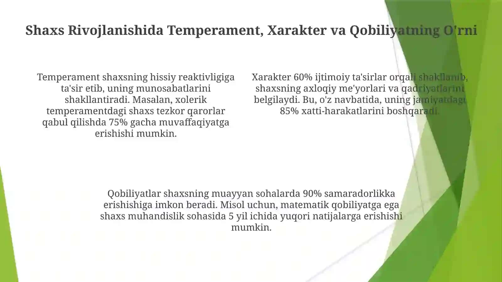 Temperament.Xarakter.Qobiliyatlar 4