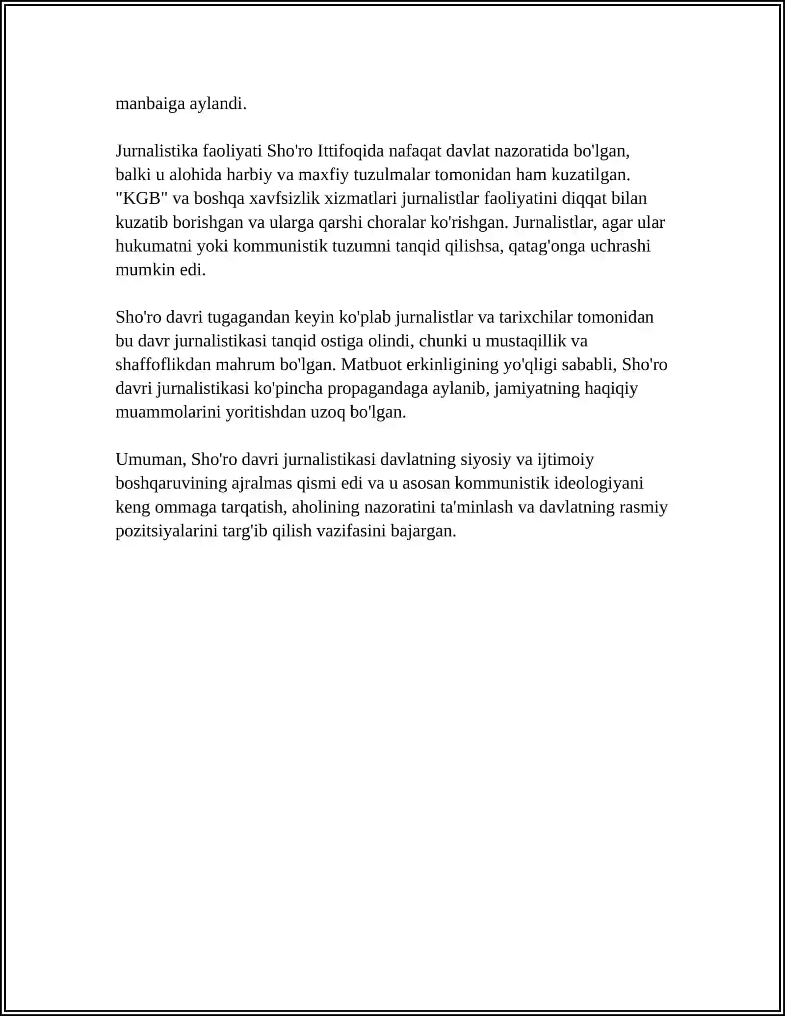 SHO'RO DAVRIDA IJOD QILGAN JURNALISTLAR 4