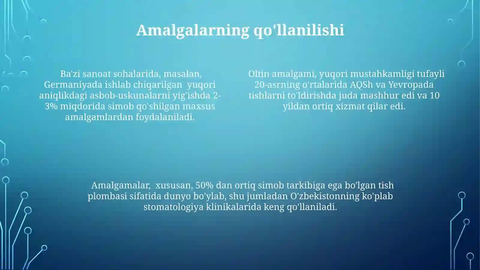 Amalgamalar 4