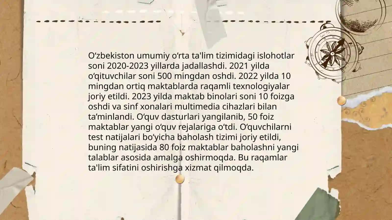 Mustaqillik davrida ta'lim sohasida erishilgan yutuqlar 4