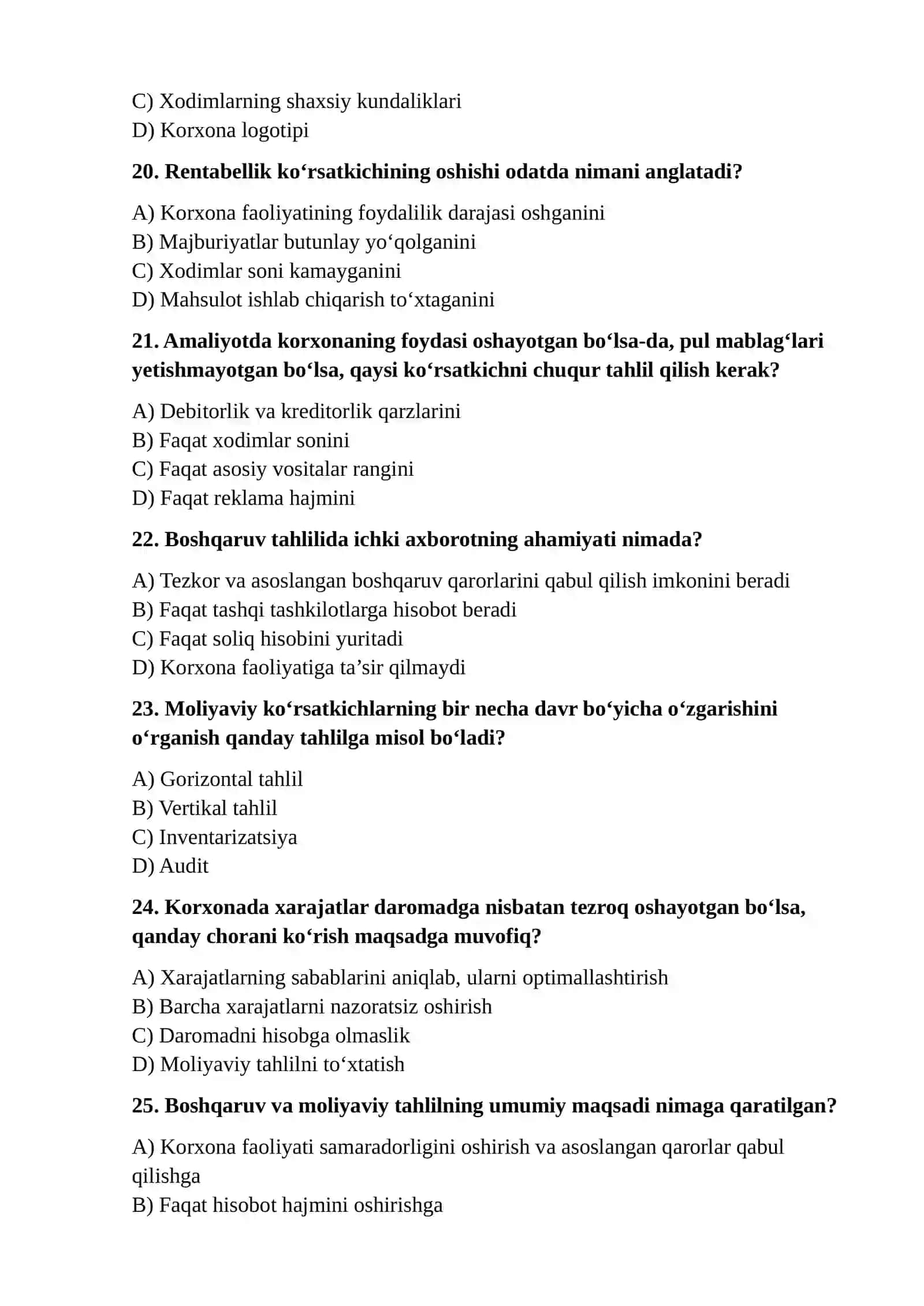 Boshqaruv va moliyaviy tahlil turlarining mohiyati 4
