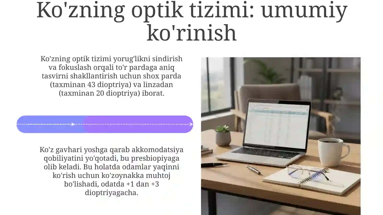 Koʻruv analizatorlari. Koʻzning optik va retseptor tizimi 4
