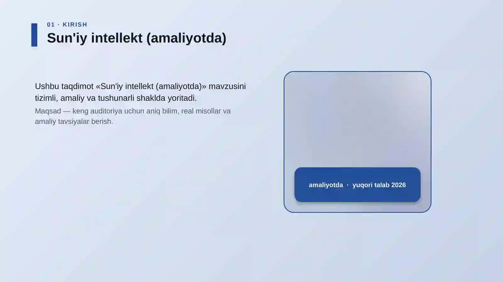 Sun'iy intellekt (amaliyotda) 4