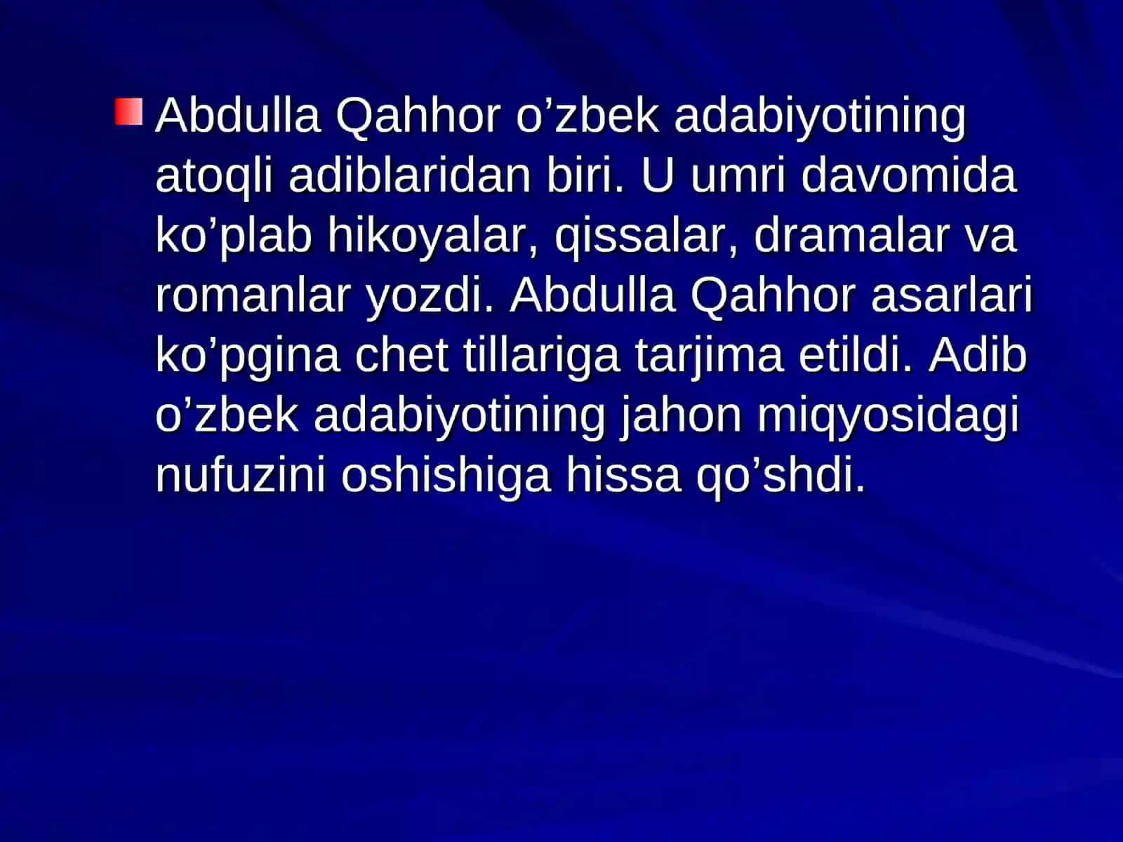 ABDULLA QAHHOR 4