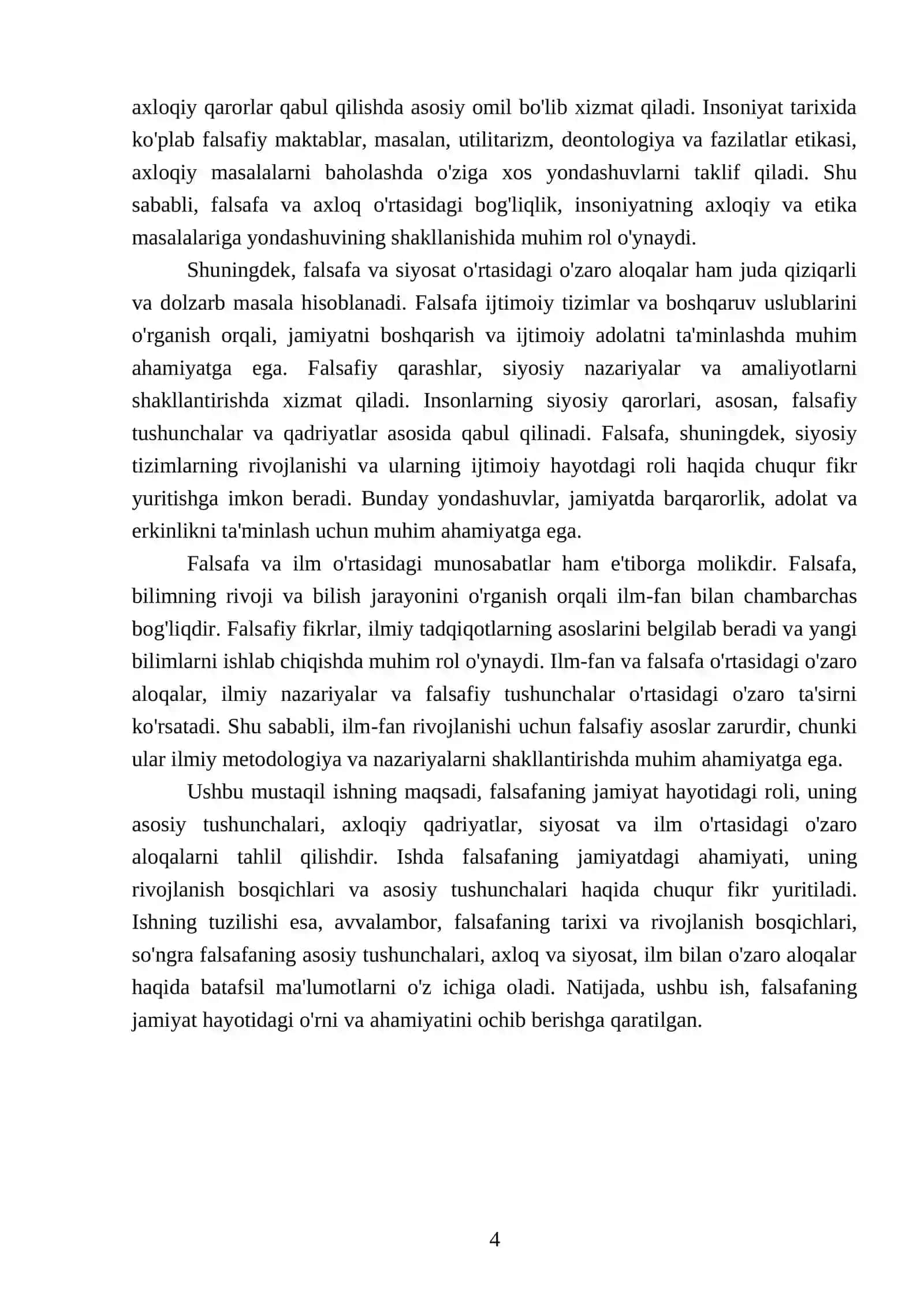 Falsafa va uning jamiyat hayotidagi roli 4