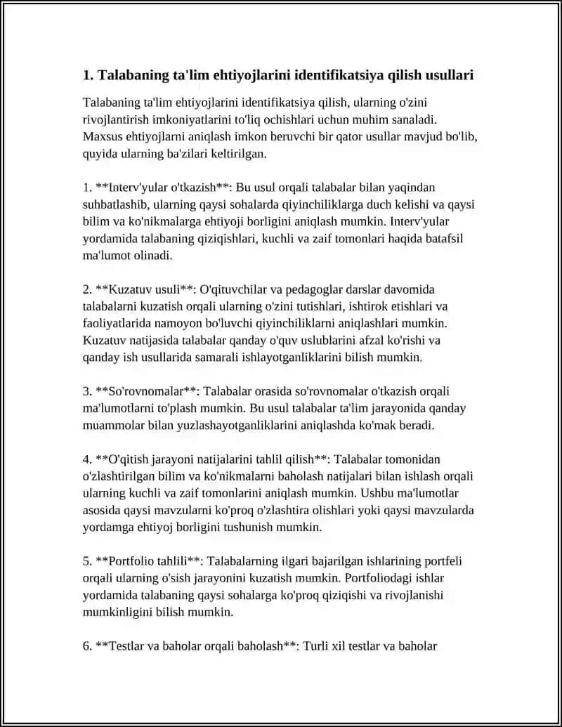 TALABANING TA’LIM FAOLIYATIDA EHTIYOJLAR VA QIZIQISHLAR - FAOLLIKNING MANBAI SIFATIDA 4