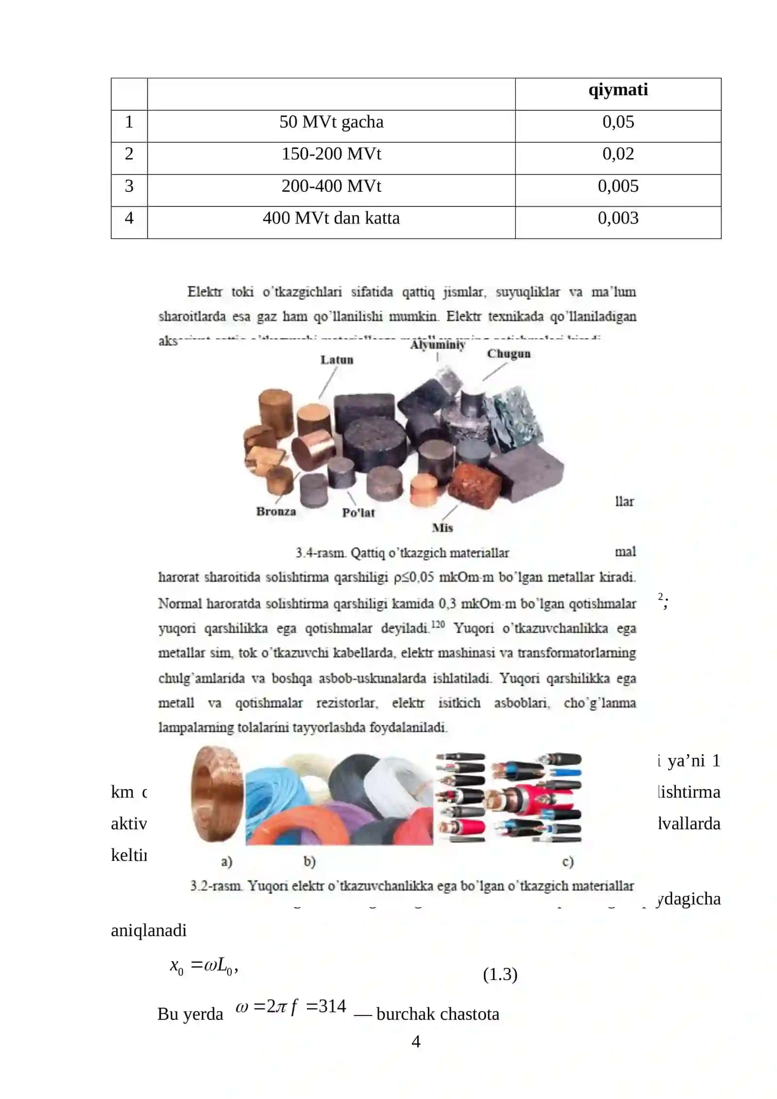 Elektr energiyasini ishlab chiqarish, uzatish, taqsimlash va iste’mol qilish 4