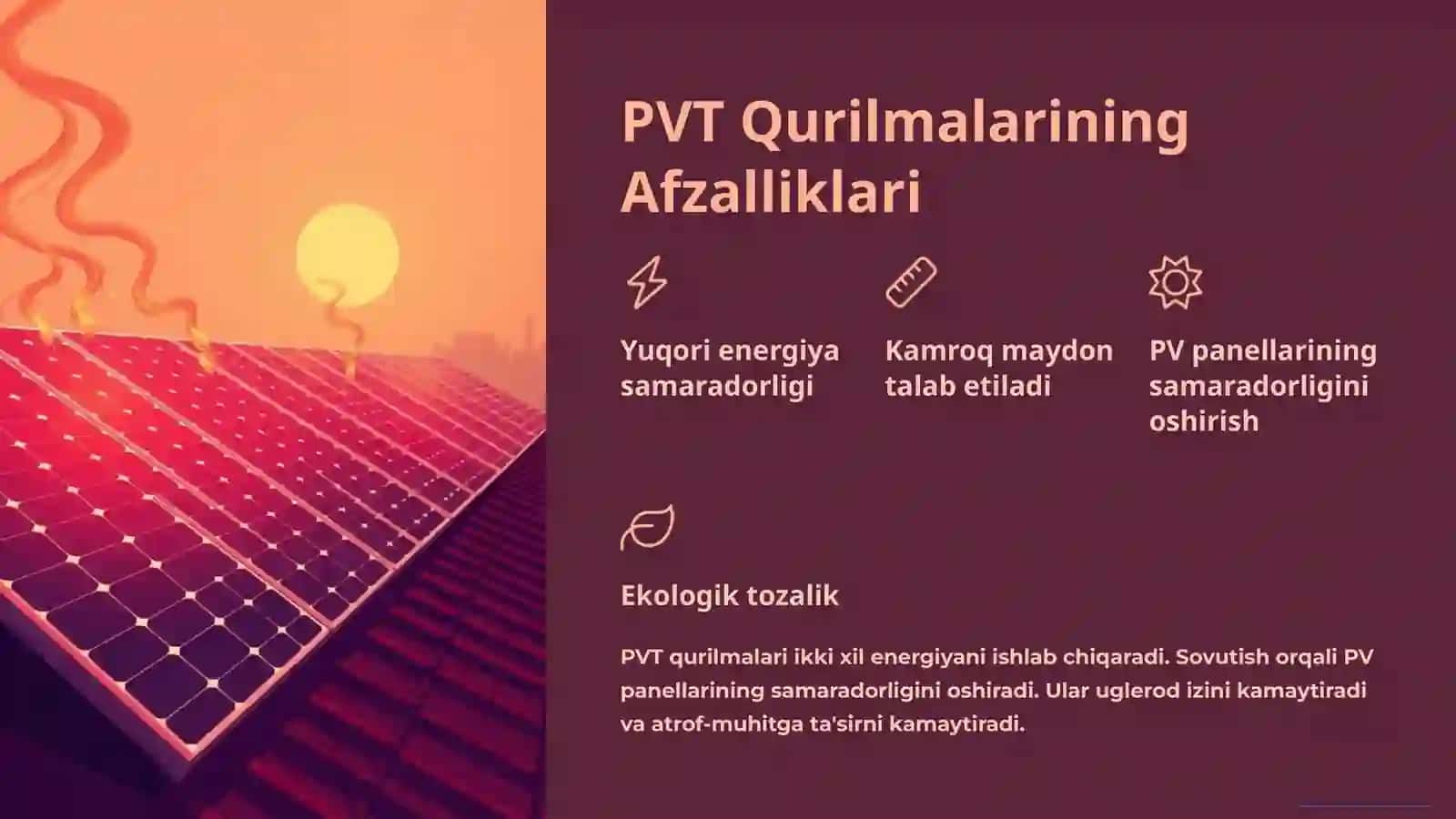 Gibrid Fotovoltaik-Issiqlik Qurilmalari 4