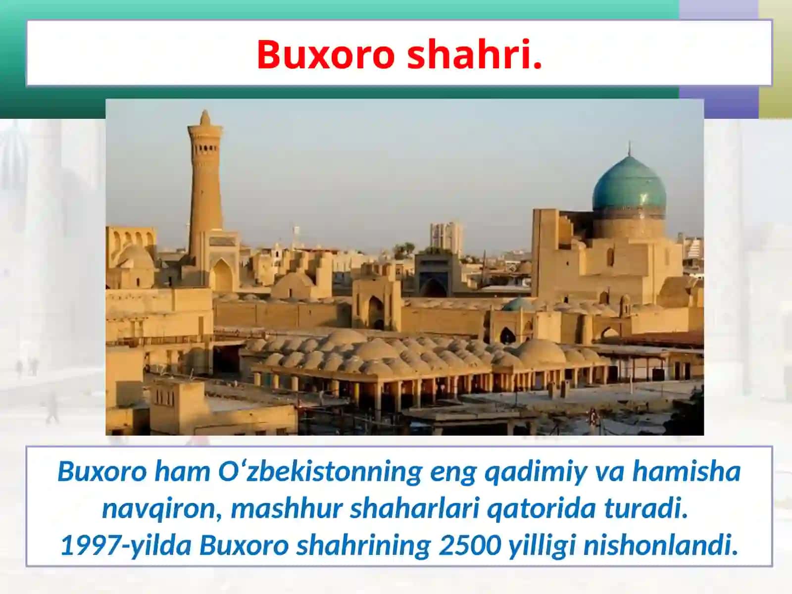 Buxoro shahri 4