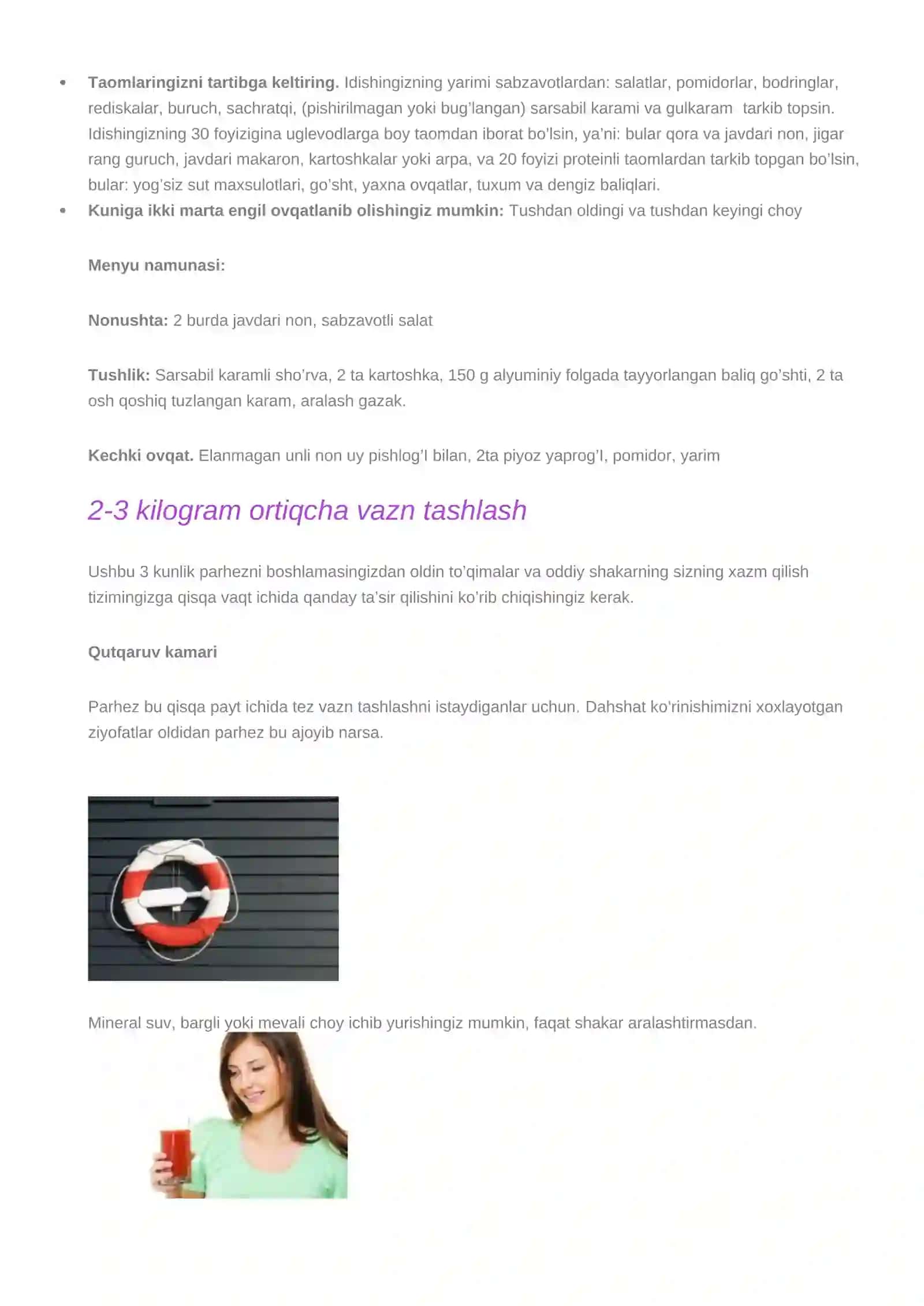 Parhez bilan davolash 4